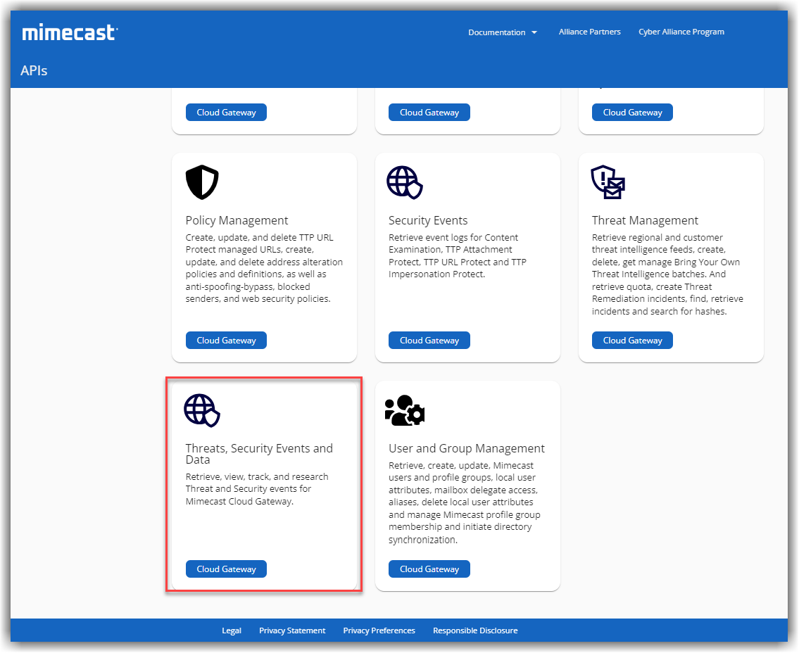 Email Security Cloud Gateway - Threat and Security Statistics APIs for ...